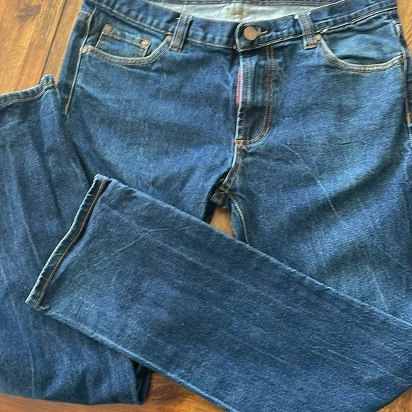 Active Ride Shop mens blue denim 34 x 30 reform style straight leg skater jeans - Picture 2 of 14